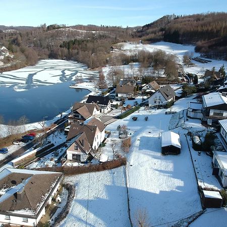 Exklusive Ferienwohnung 'Agger-Blick' Mit Grosser Seeblick-Terrasse & Sauna Gummersbach Exteriör bild