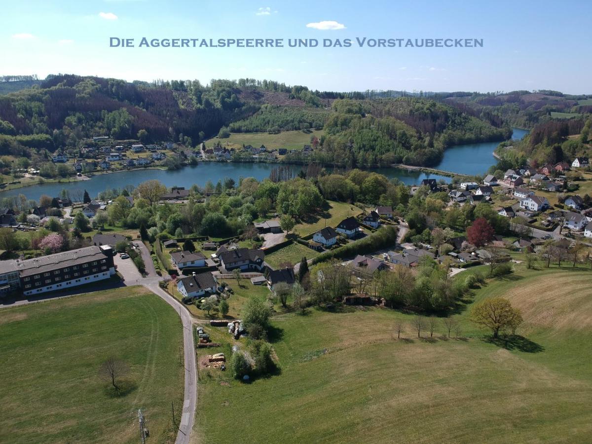 Exklusive Ferienwohnung 'Agger-Blick' Mit Grosser Seeblick-Terrasse & Sauna Gummersbach Exteriör bild