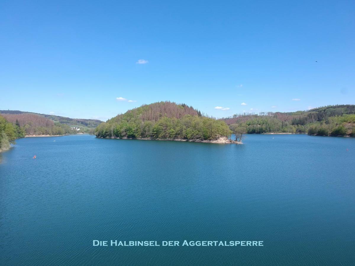 Exklusive Ferienwohnung 'Agger-Blick' Mit Grosser Seeblick-Terrasse & Sauna Gummersbach Exteriör bild